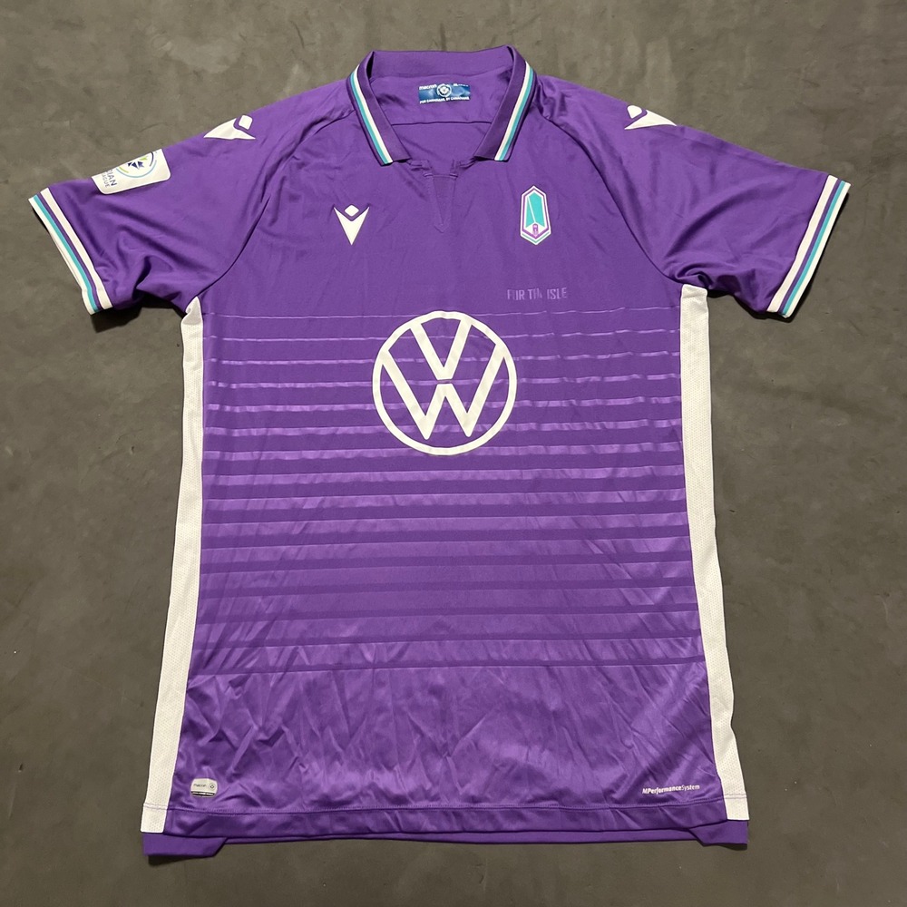 Macron‎ Pacific FC Canadian Premier League Soccer Jersey Purple Volkswagen 3XL